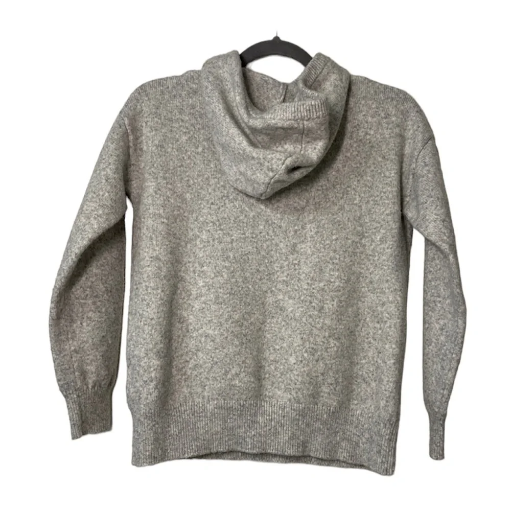 GAP Kids Gray Cotton Hooded Sweater Top with Hand Warmer Pocket XL